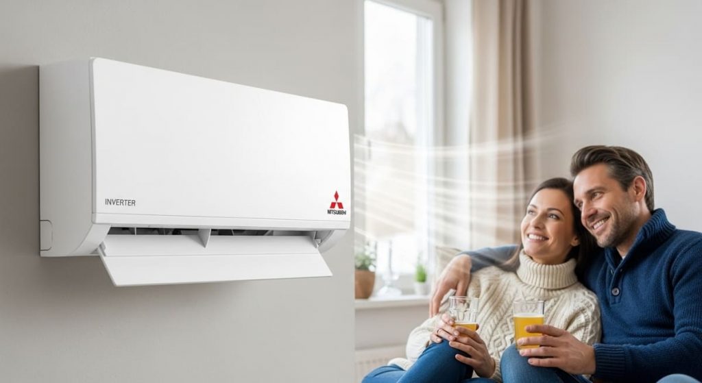 airconditioner installation in winter